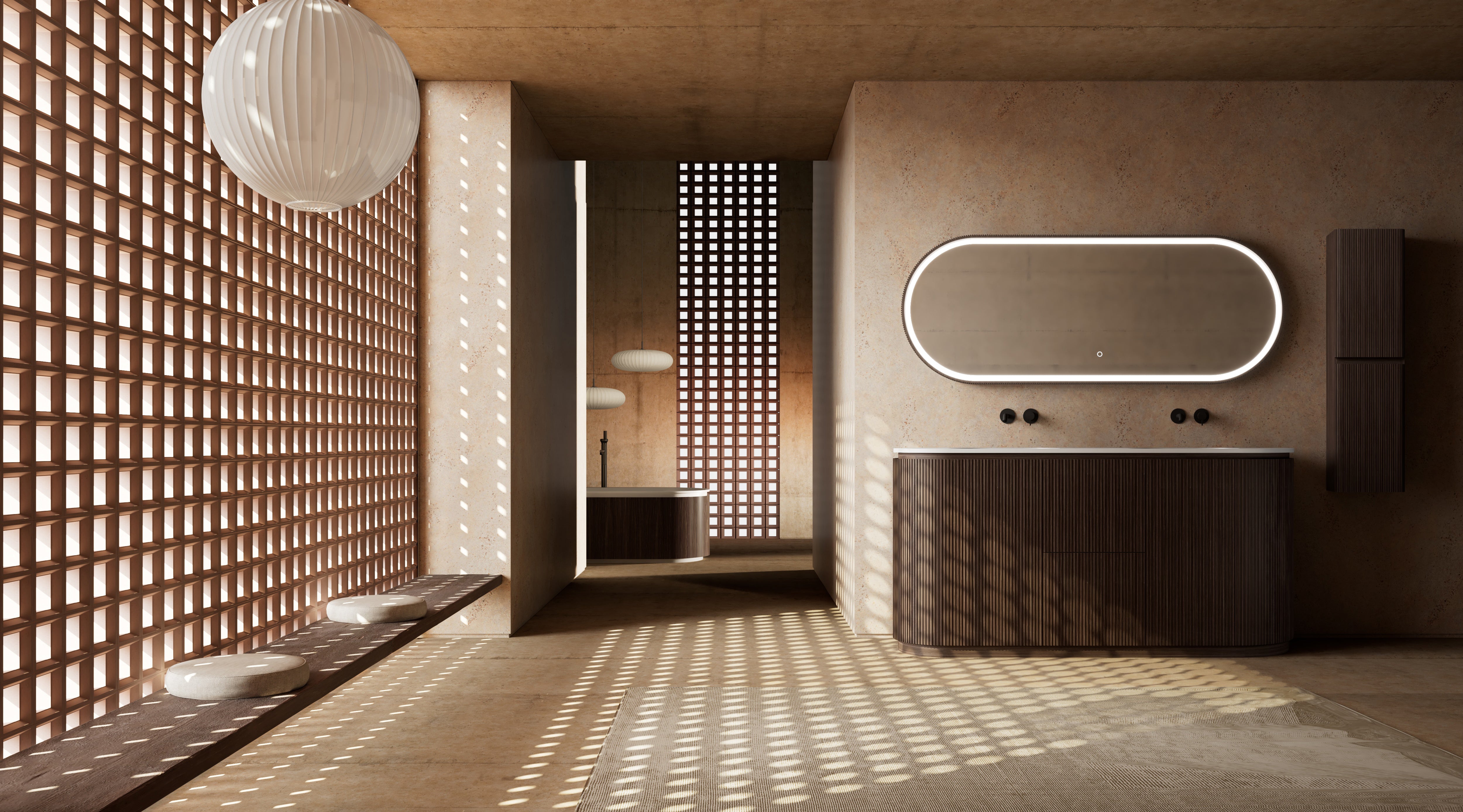 MonBlari MW-V0692A double vanity units with mirror-1800mm Main image