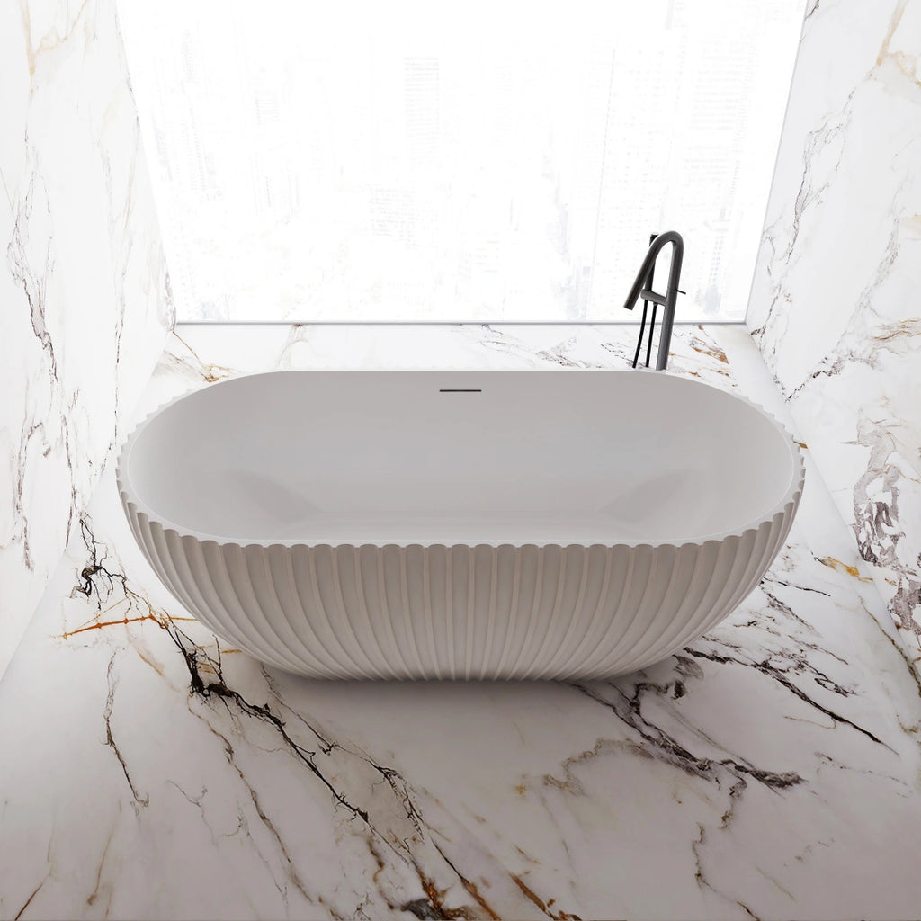 MonBlari MY-66611 Freestanding Bath Front Top View