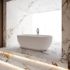 MonBlari MY-66611 Freestanding Bath Right Side View