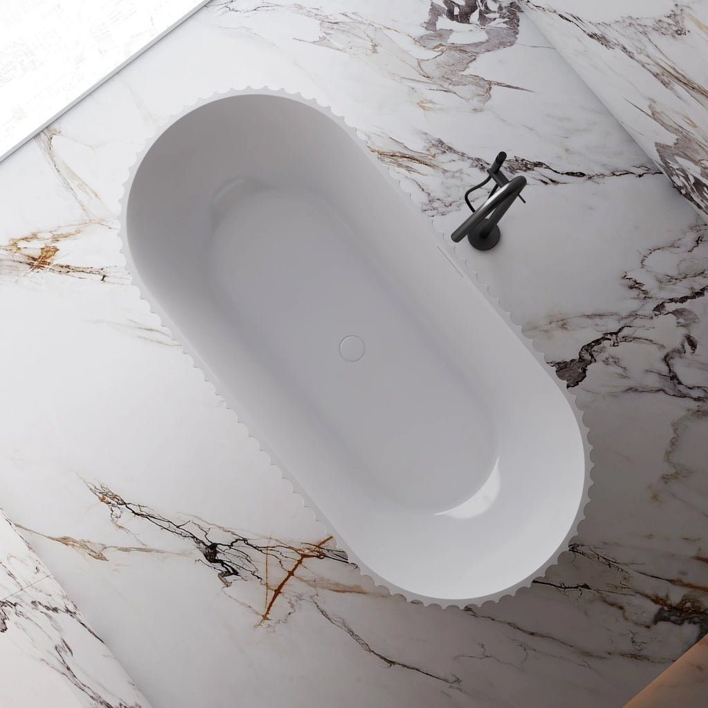 MonBlari MY-66611 Freestanding Bath Top View Close-up