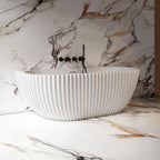 MonBlari MY-66616 Arc-shaped Wall-Mounted Bath Right Side View