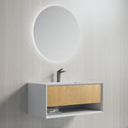 MonBlari TW-2500 Vanity Units with Mirror – 800mm Left Side View Close-up