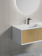 MonBlari TW-2501 vanity units with mirror-800mm diagonal view close-up