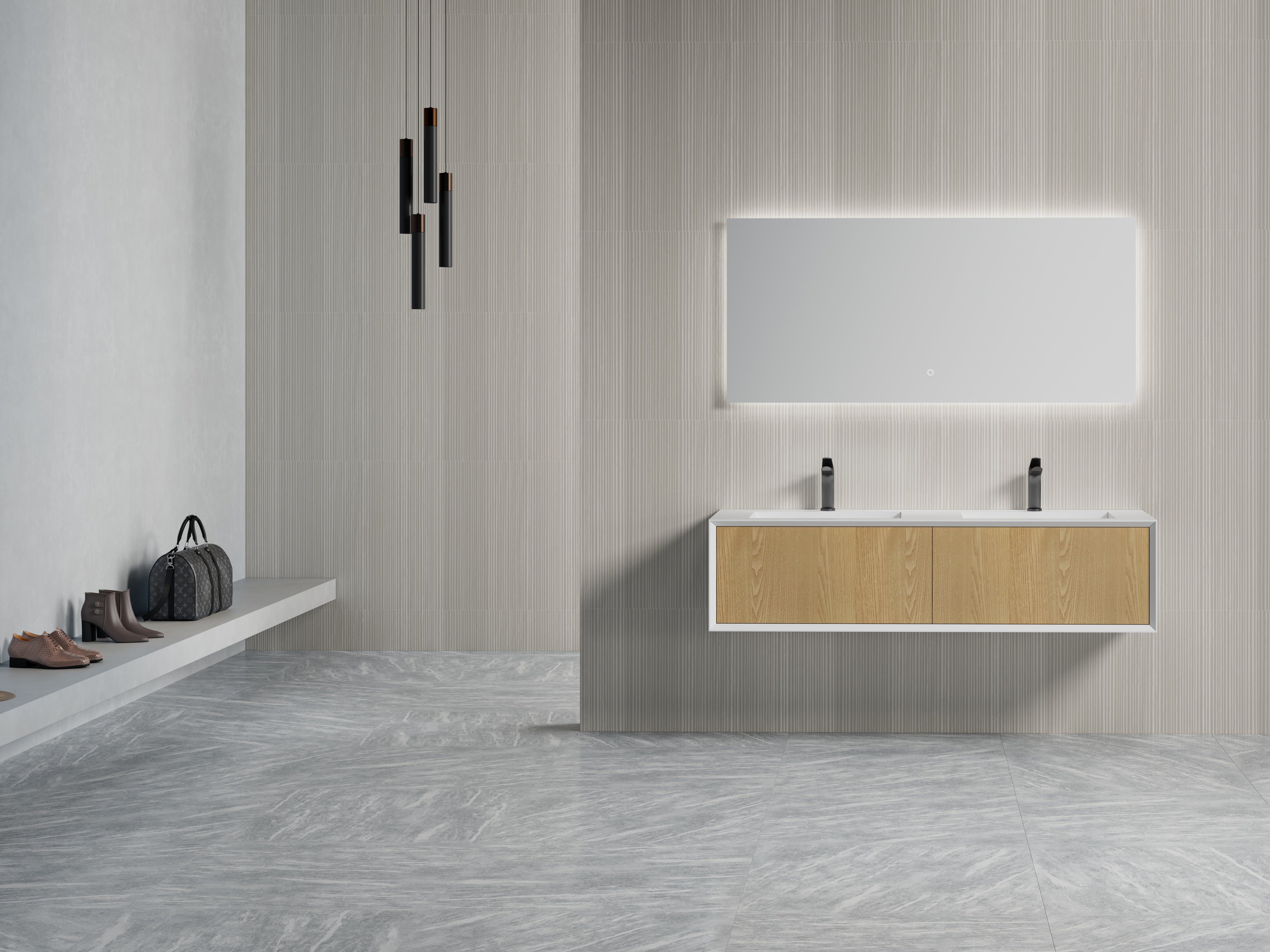 MonBlari TW-2502 vanity units with mirror-1400mm Main image