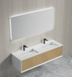 MonBlari TW-2502 vanity units with mirror-1400mm side view