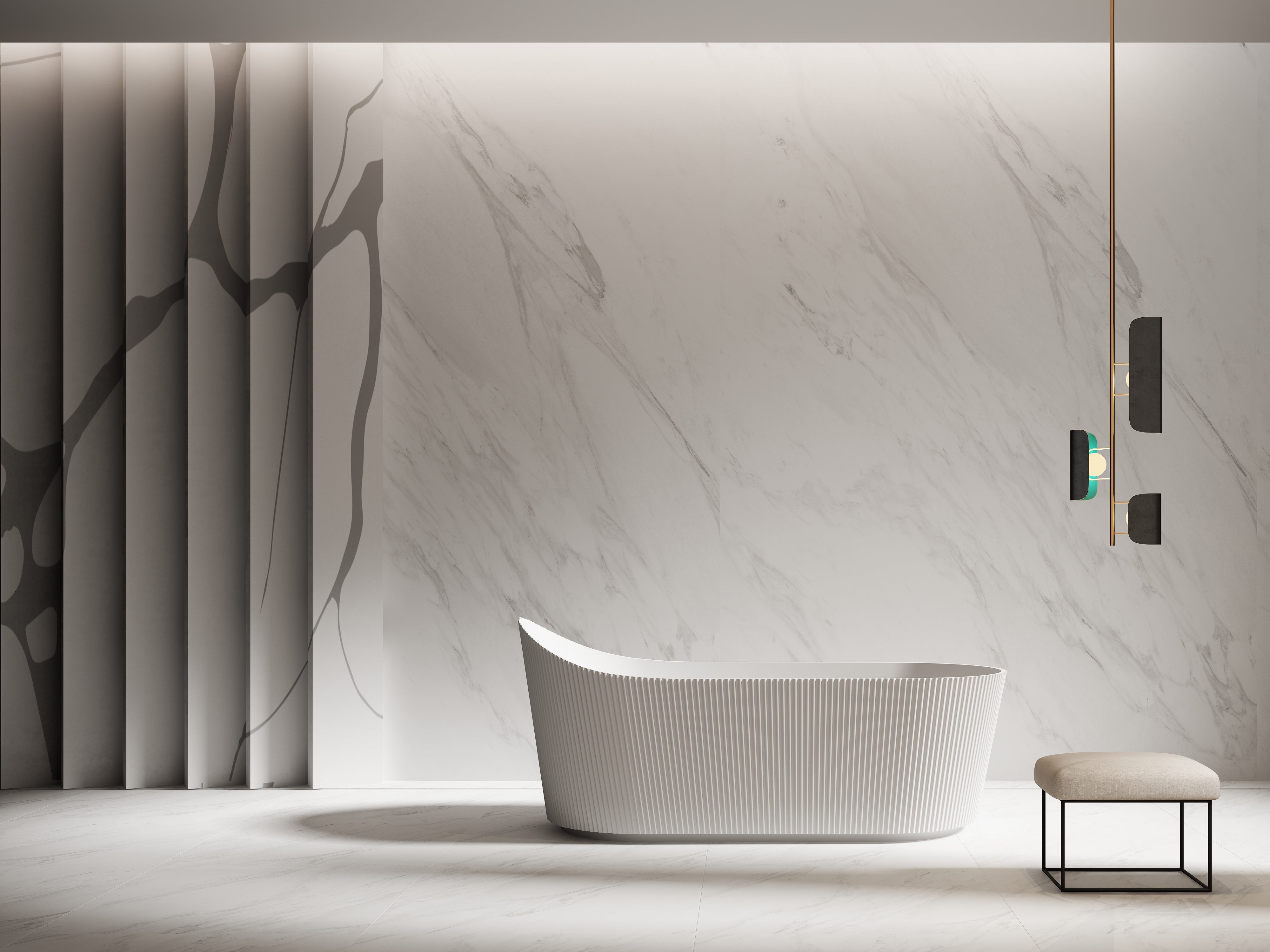 MonBlari TW-7192 Freestanding Bath Front View Main image