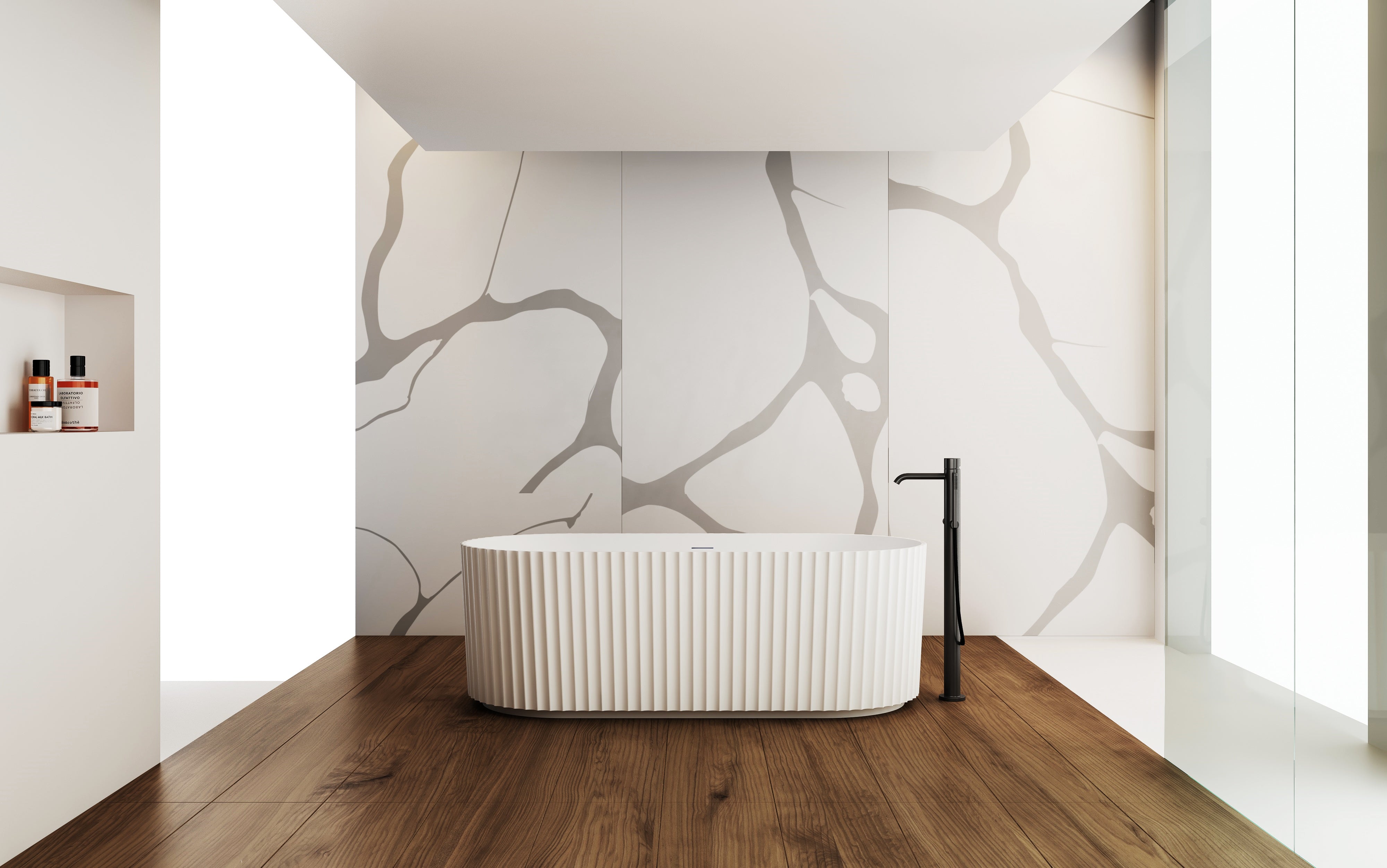 MonBlari TW-8121 solid surface bath Main image