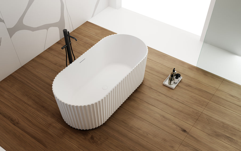 MonBlari TW-8121 solid surface bath top view