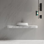 MonBlari TW-8693A Solid Surface Countertop Basin Front View