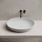 MonBlari TW-A101 Solid Surface Countertop Basin 600mm Front Top View