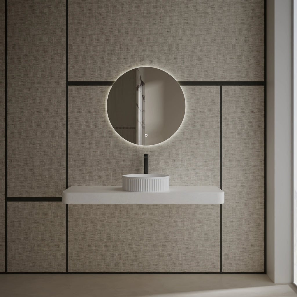 MonBlari TW-A8129 solid surface basin front view