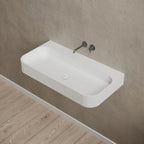 MonBlari TW-G261 Wall-Mounted Basin Diagonal Top View Close-up