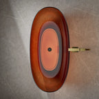 MonBlari Tw-8507T Brown Freestanding Resin Buthtub Top View Close-up