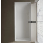 MonBlari Tw-8572 White Freestanding Solid Surface Bathtub Top View