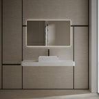 MonBlari Tw-A113 White Countertop Solid Surface Basin 450mm
