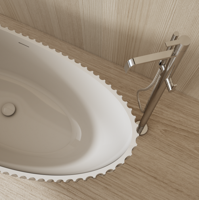 MonBlari_VENUS_Series_Crescent-Shaped_Bath_Top_View_Closeup_-_1800x800x750mm_-_Scenario