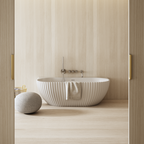 MonBlari VENUS Series Wall-Mounted Bath Front View Panorama-1700x800x580mm-Scenario