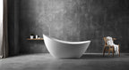 MonBlari XA-8816 solid surface crescent bath front view