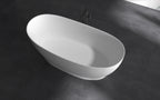 MonBlari XA-8838 solid surface freestanding bath top view close-up
