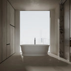 MonBlari XA-8898 Solid Surface Freestanding Bath Front View