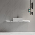 MonBlari XA-A32A Solid Surface Vessel Sink Front View