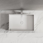MonBlari XA-A32A Solid Surface Vessel Sink Top View Close-up