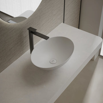 MonBlari XA-A72 Solid Surface Basin Side View