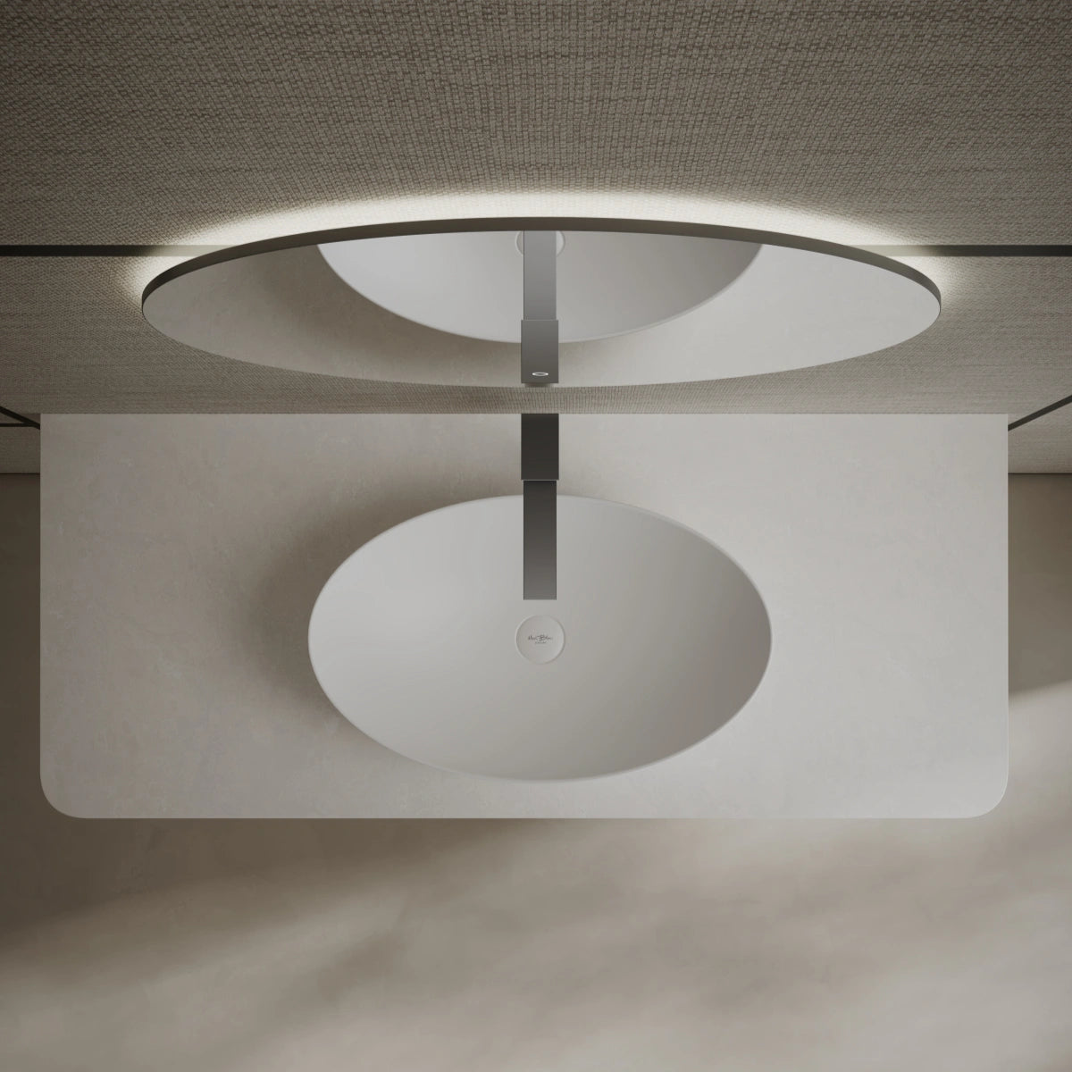 MonBlari XA-A76 countertop basin front view