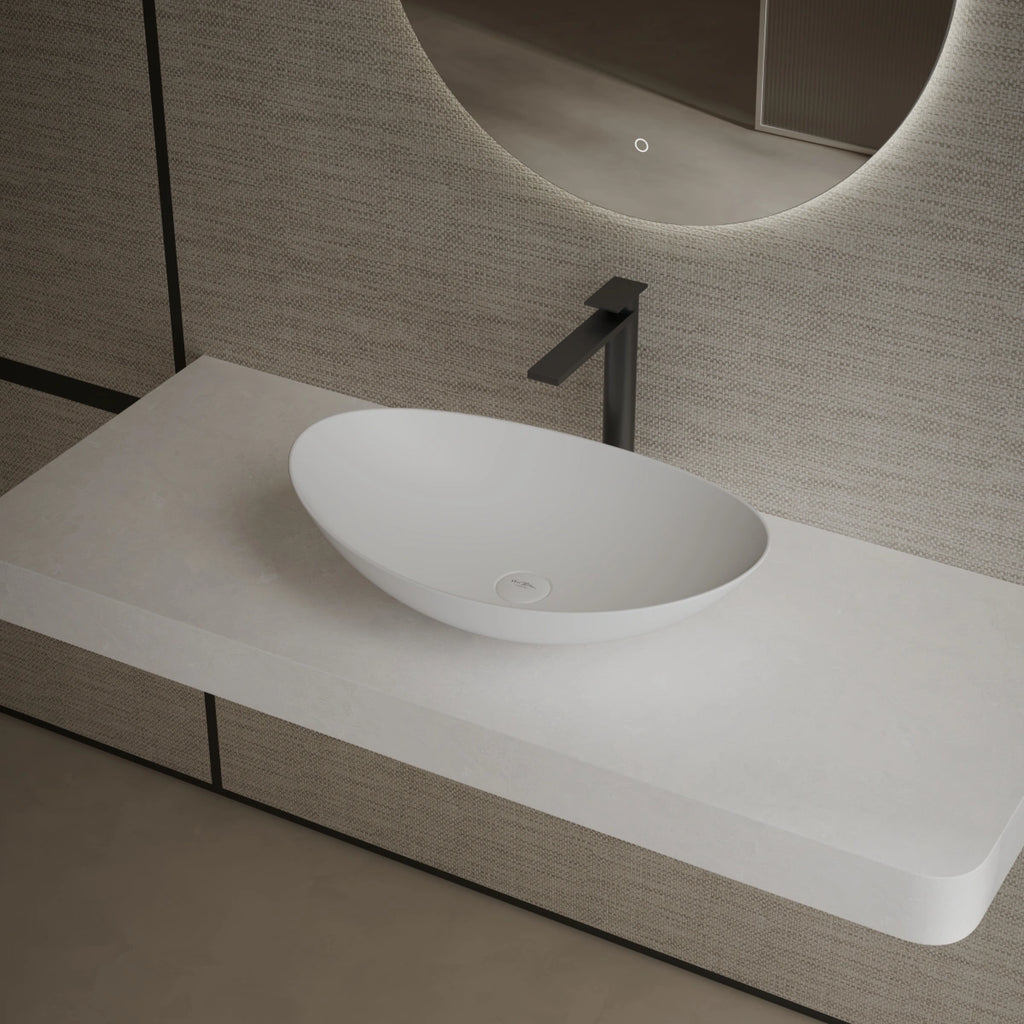 MonBlari XA-A76 countertop basin side view
