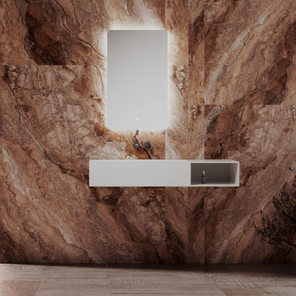 MonBlari XA-G62L/R wall-mounted basin front view