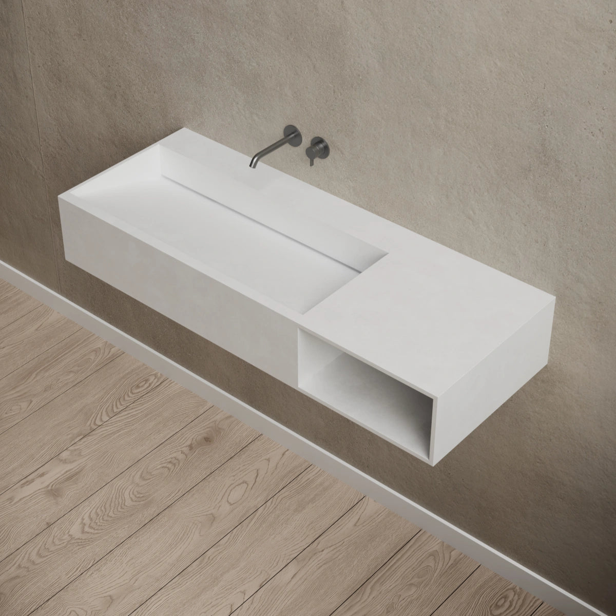 MonBlari XA-G62L/R wall-mounted basin side top view