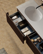 Monblair MW-V0622 double vanity units with mirror-1400mm top view close-up