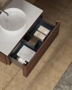 Monblair MW-V0631 vanity units with mirror-900mm side top view close-up