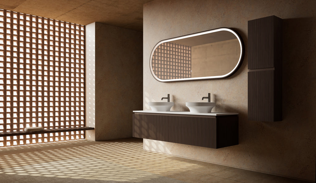 Monblair MW-V0632 double vanity units with mirror-1200mm side view