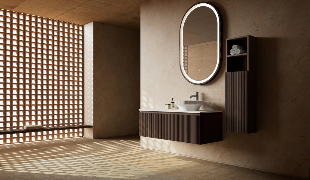 Monblair MW-V0633 vanity units with mirror-1200mm side view