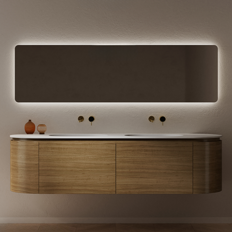 Monblair TW-5012 Double Vanity Units with Mirror-1800mm Front View Main image
