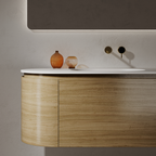 Monblair TW-5012 Double Vanity Units with Mirror-1800mm Left Side View Close-up