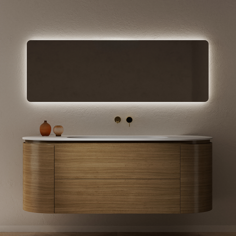 Monblair TW-5021 vanity units with mirror-1200mm front view Main image