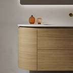 Monblair TW-5021 vanity units with mirror-1500mm left side view close-up