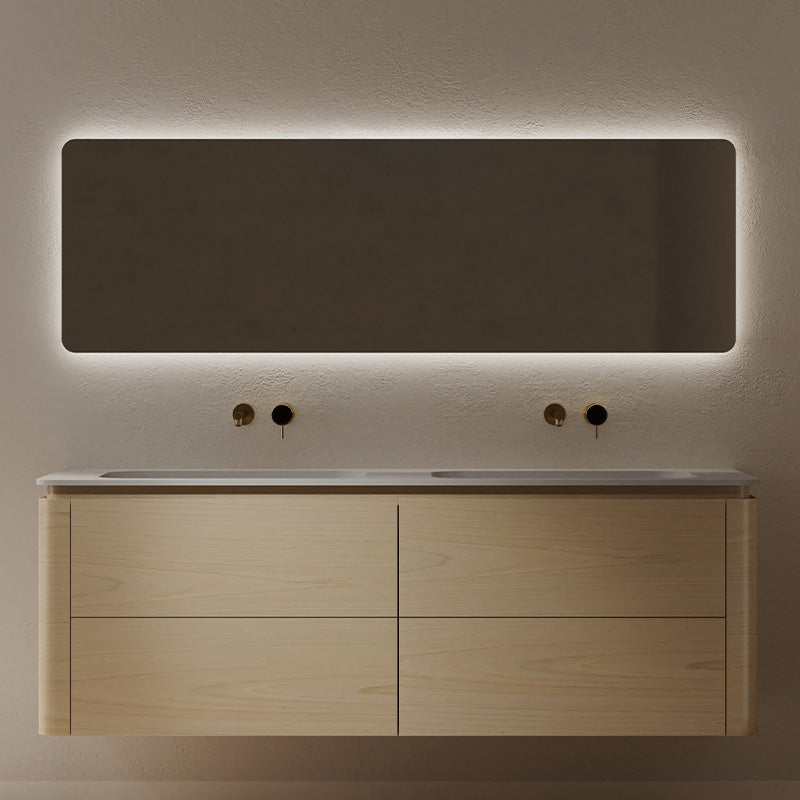 Monblair TW-5512 Double Vanity Units with Mirror-1600mm Front View Main image