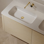Monblair TW-5512 Double Vanity Units with Mirror-1600mm Left Side Top View Close-up