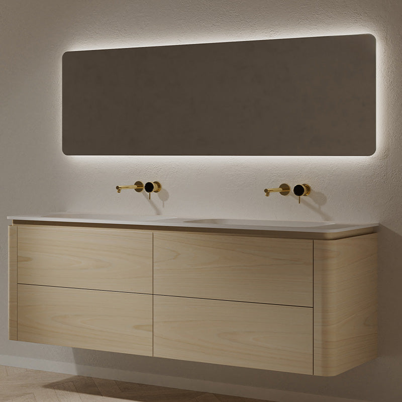 Monblair TW-5512 Double Vanity Units with Mirror-1600mm Right Side View