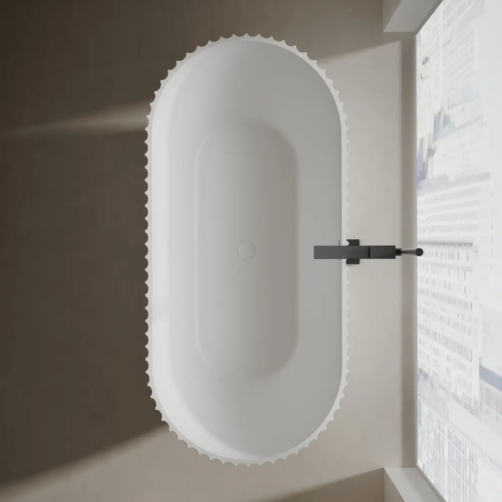 Monblari VENUS Series Wide Bath Top View Close-up