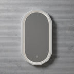 Monblari beryl series oval mirror front view panorama-17.7″ L × 31.5″ W × 2.2″ H