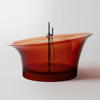 Monblari spring series bath front view close-up-57.5″ L × 57.5″ W × 29.5″ H
