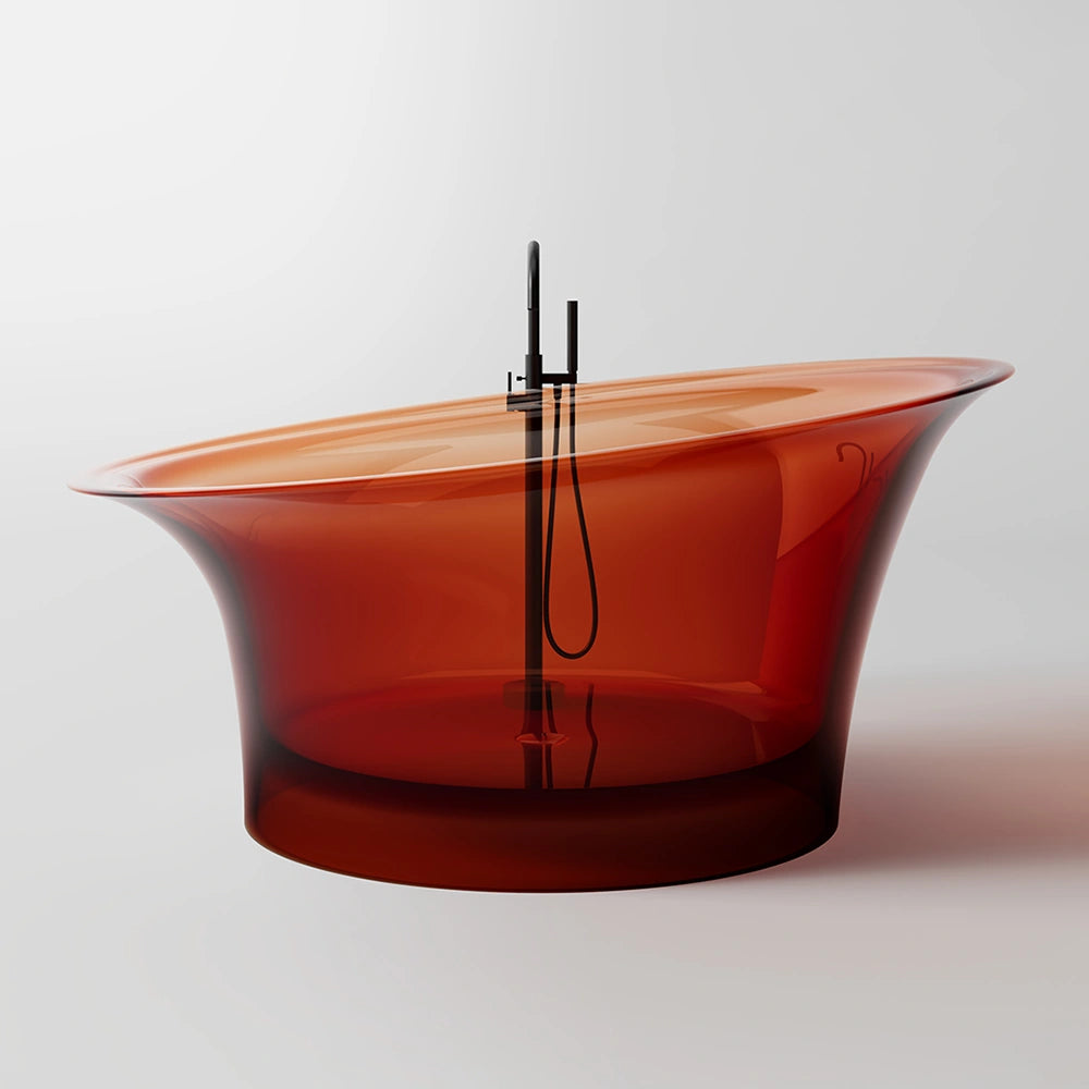 Monblari spring series bath front view close-up-57.5″ L × 57.5″ W × 29.5″ H