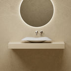 MonBlari MonRO Series Sculptural Marble Countertop Basin