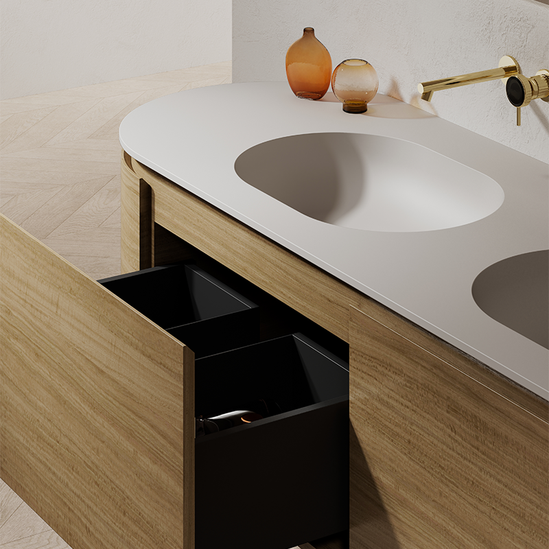 Monblair TW-5012 Double Vanity Units with Mirror-1800mm