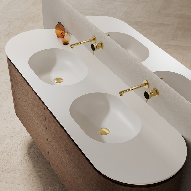 Monblair TW-5022 Double Vanity Units with Mirror-1800mm