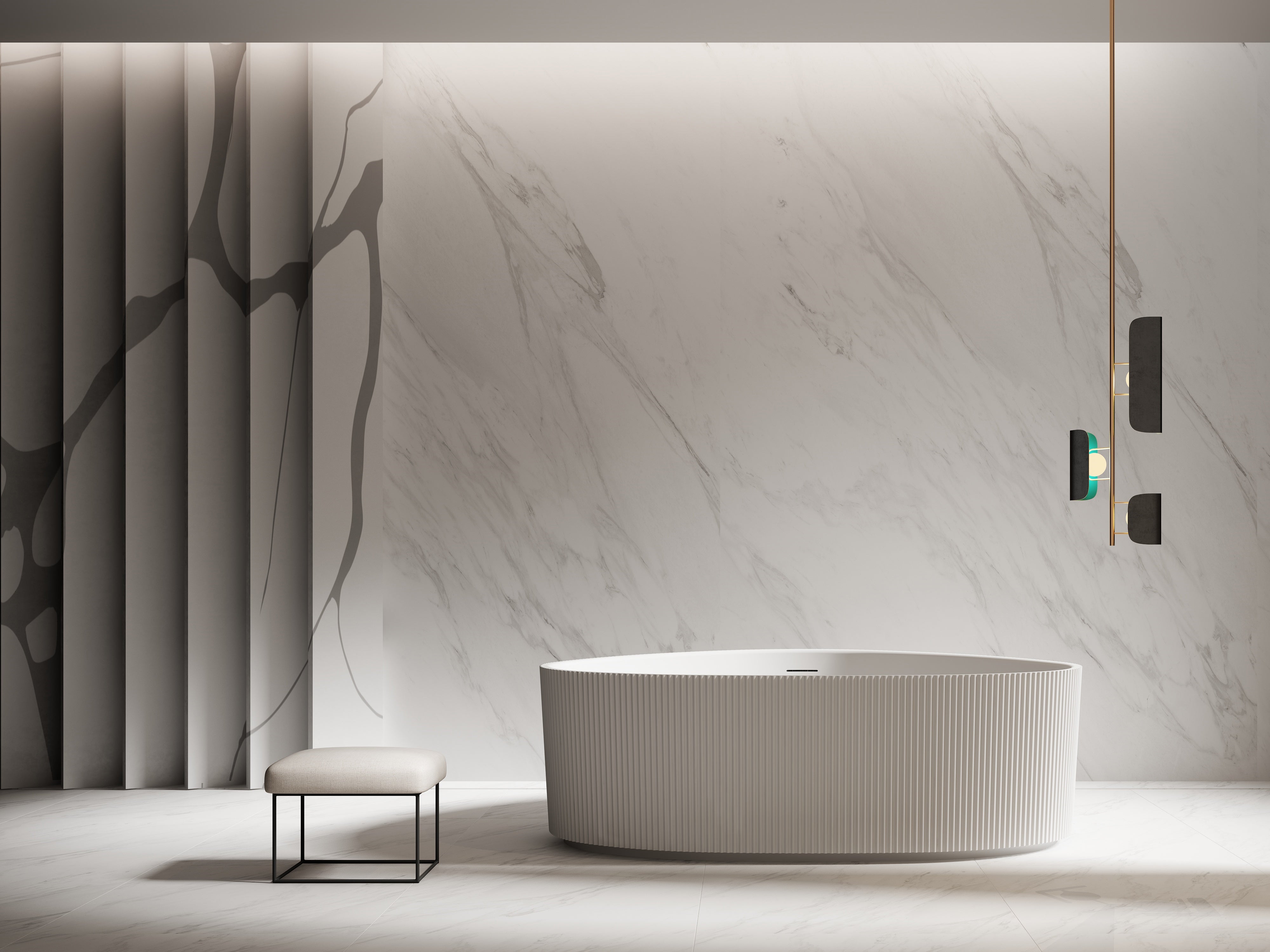 MonBlari TW-7196 Freestanding Bath Front View Main image